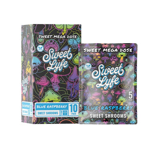 Open image in slideshow, Sweet Shrooms Gummies - Blue Raspberry

