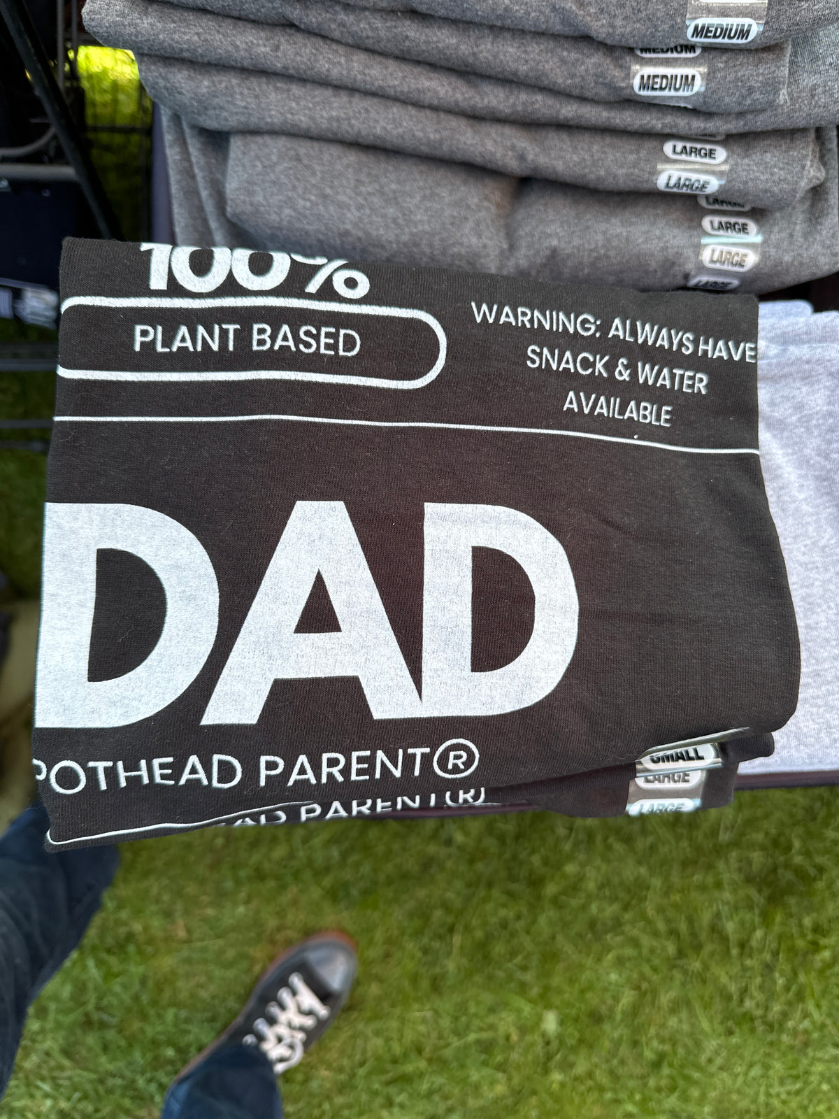 PHP Dad label t-shirt