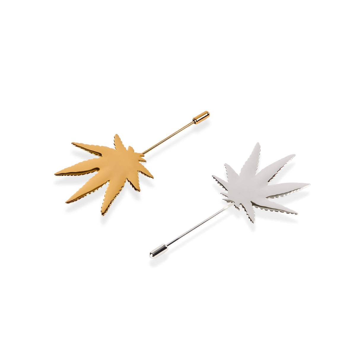 WEED LEAF BROOCH/PIN